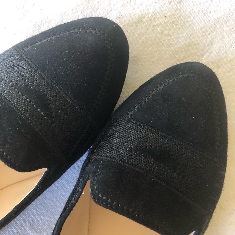 Nine Wst Black Suede Loafer 8.5 M